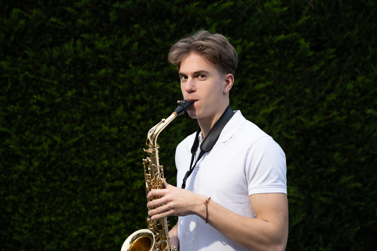 Mickaël Solomin au saxophone